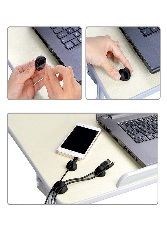 ام كي مشابك تثبيت كابلات MX - منظم أسلاك ذاتي اللصق متعدد الأغراض - عبوة من 6 خطافات ملونة لإدارة الأسلاك للتلفزيون والمكتب والسيارة والمنزل - Image 3